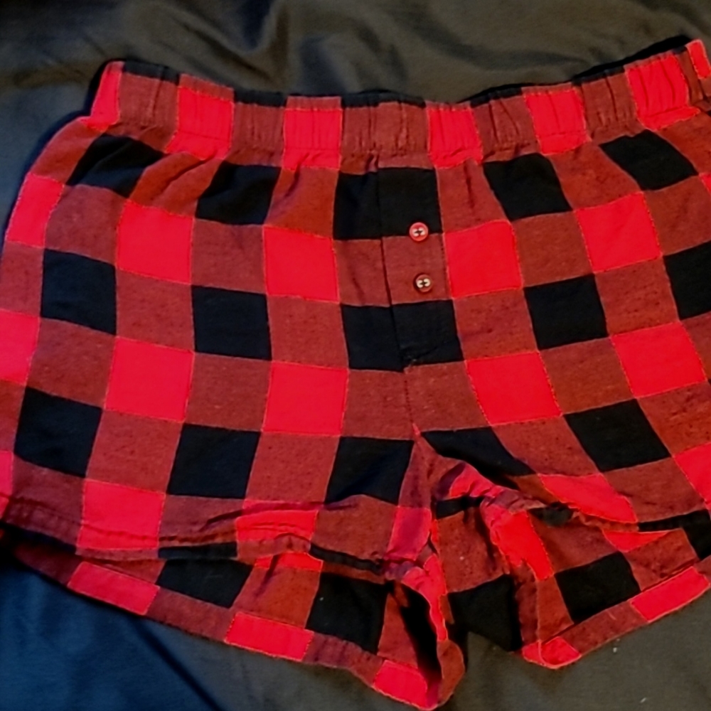 Buffalo Plaid PJ Shorts